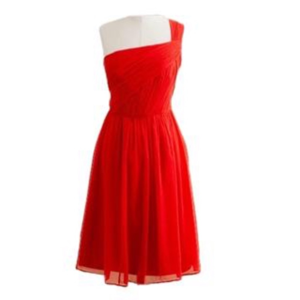 JCrew Lucienne One Shoulder Dress